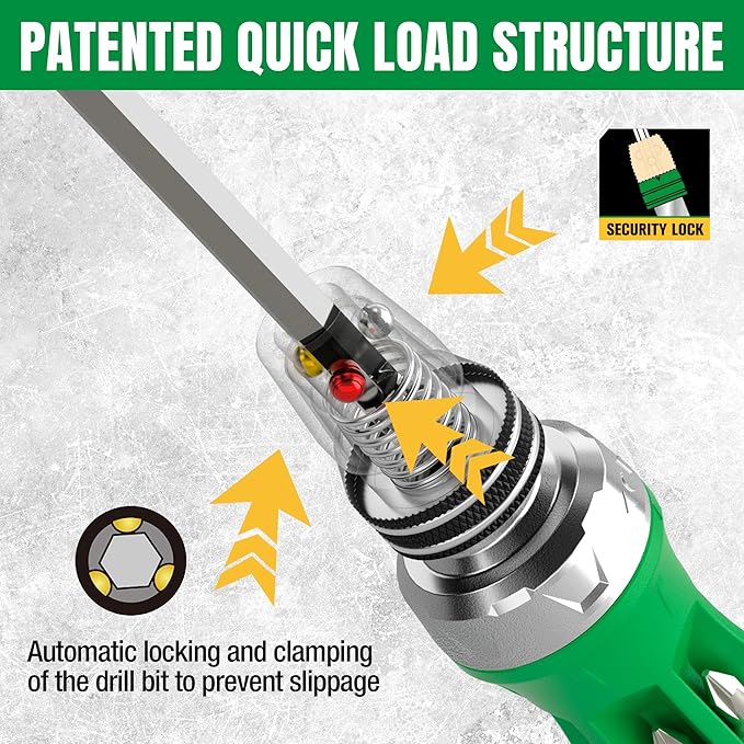 SK 12-in-1 Ratcheting Screwdriver, 216-P, Multi-bit Driver with Quick-Load Mechanism, S2 Steel, with Phillips, Slotted, Star, Square Bits Stored in Handle