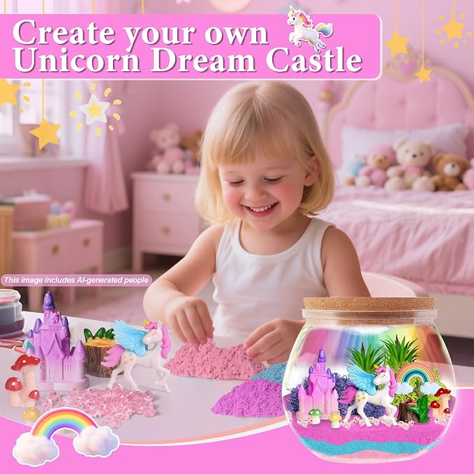 Unicorn Terrarium Craft Kits, DIY Craft - Image 2