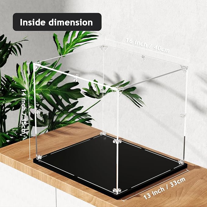 Clear Acrylic Display Case, Self-Assemble Showcase - Image 2