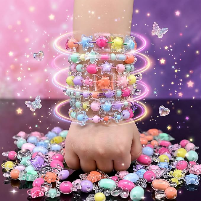 200g+ Candy Bulk Assorted Cute Kandi Beads - Image 7