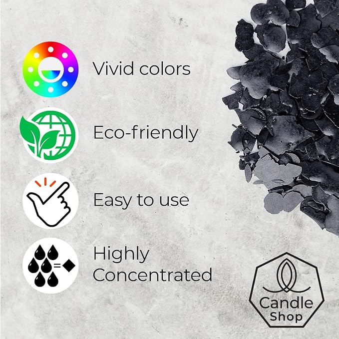 Black Candle Dye 2oz for Soy Candle Making – Highly Concentrated Candle Wax - Image 2