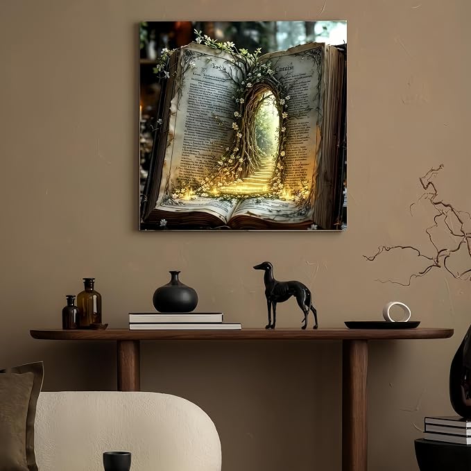 Diamond Paintings Kits for Beginners, Tree Book Door Diamond Arts Kits for - Image 2