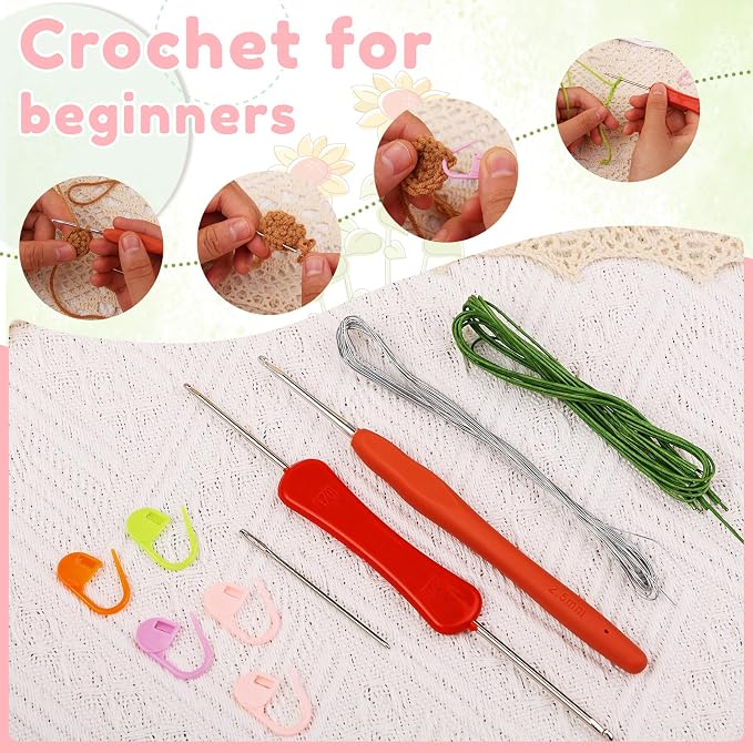 kgxulr Combination Crochet Kit, Knitting Kit - Image 4