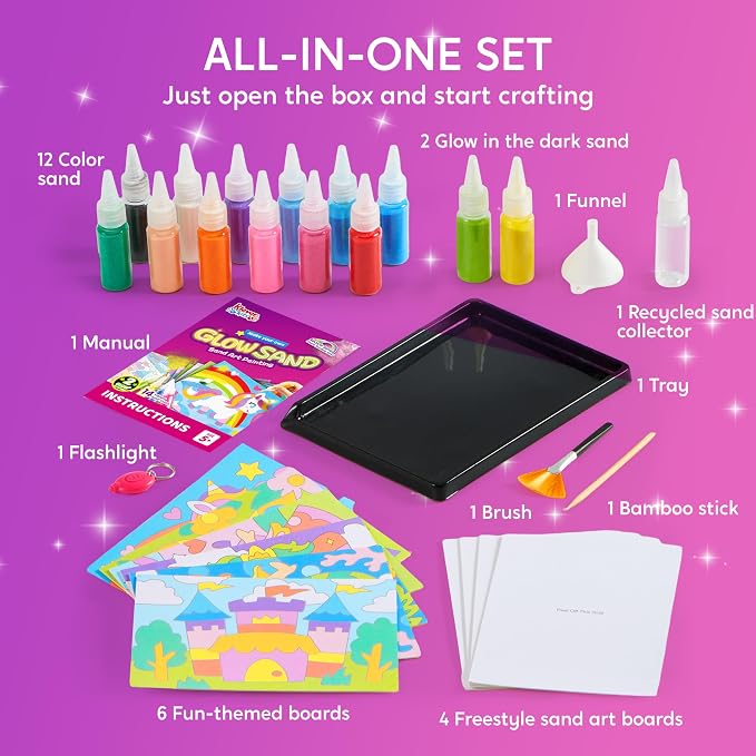 JOVA Klever Kits Glow Sand Art Kits - Image 4