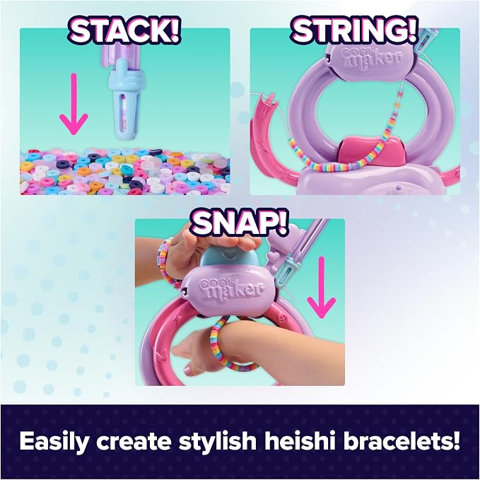 Cool Maker Stack'd Heishi Studio Bracelet Making Kit, Ages 7+ - Image 2