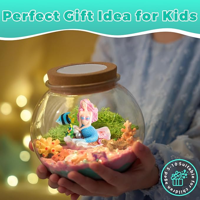JOYEEMAX Mermaid Light-Up Terrarium Kit - Image 5