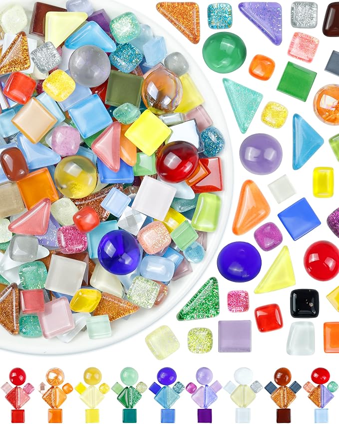 FIVEIZERO 420g Mosaic Tiles for Crafts by FIVEIZERO