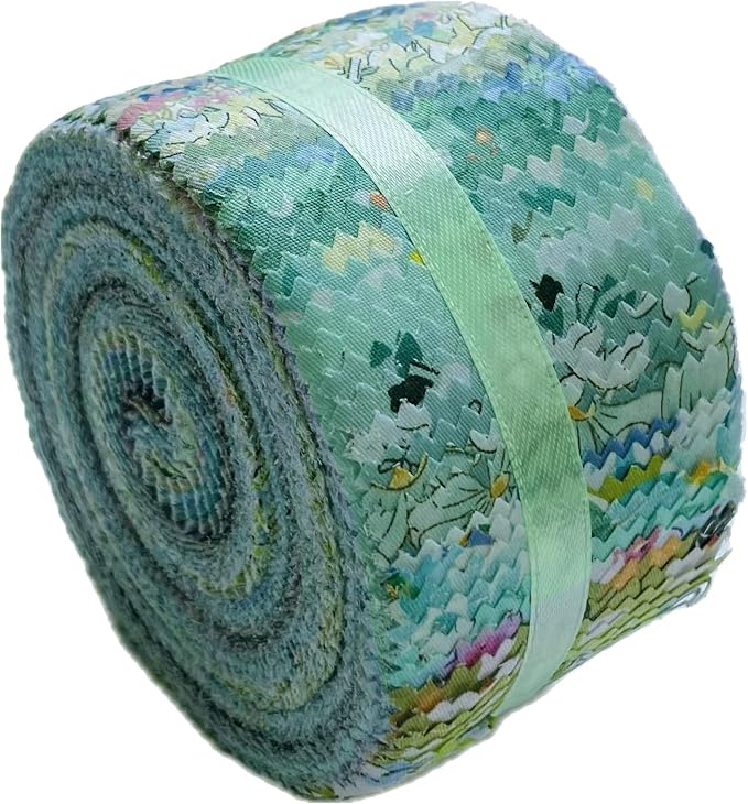 40 Strip Jelly Roll Fabric Strips - Image 2