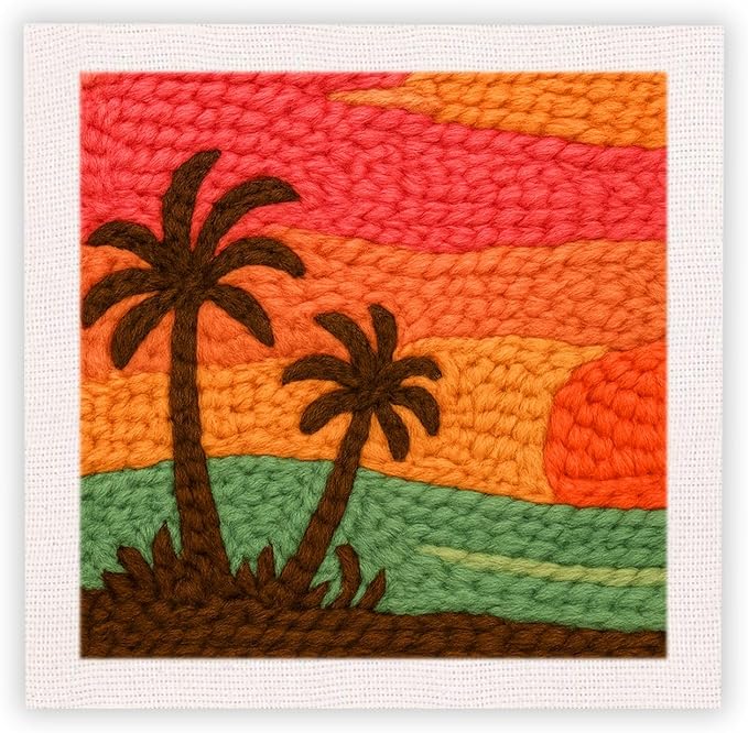 SDOYUNO Punch Needle Kit with Frame by SDOYUNO