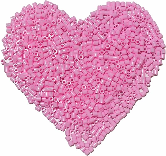 3000Pcs Beads Fuse Beads - 5mm Pink Melting Beads by Yowamho