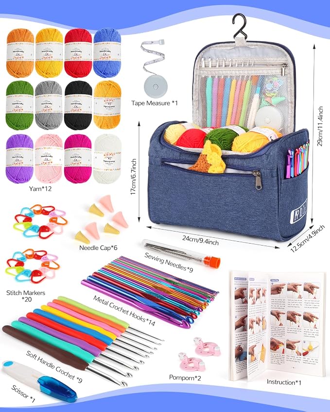 Aeelike Crochet Kit for Beginners Young and Old, First Crochet Kit for Adults - Image 4