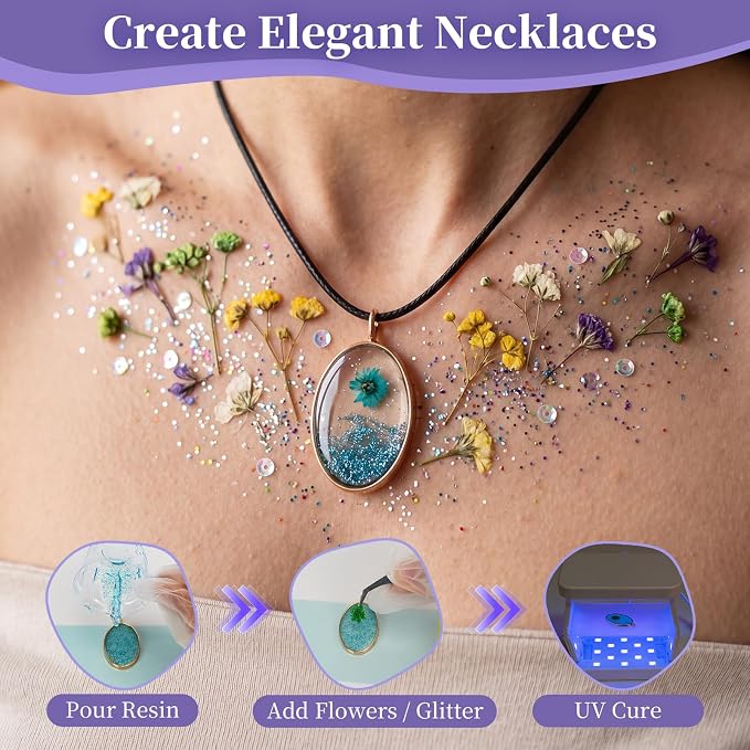 ZEROMX UV Resin Jewelry Making Kit - Image 4