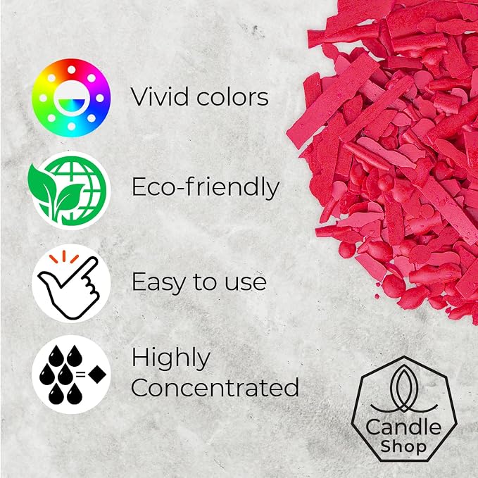 Bright Pink Candle Dye 2oz for Soy Candle Making – Highly Concentrated Candle - Image 3