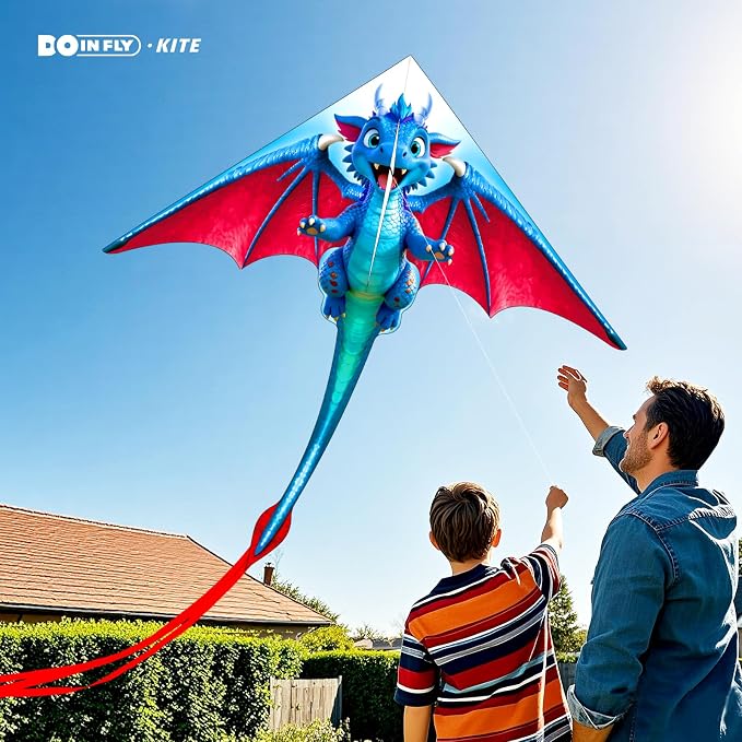 Kite for Ages 8-12, Single Line String Professional Kites for Beach and Outdoor - Image 4