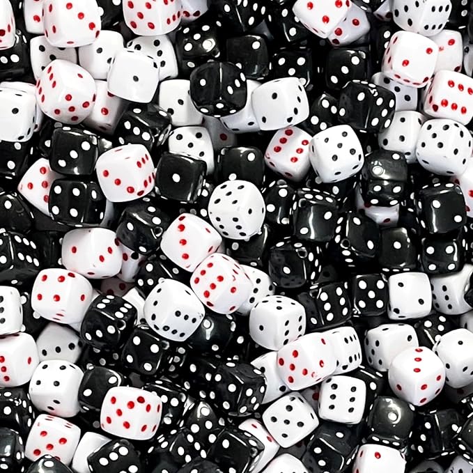 120PCS Red Dice Beads, Fun Beads by Unknown