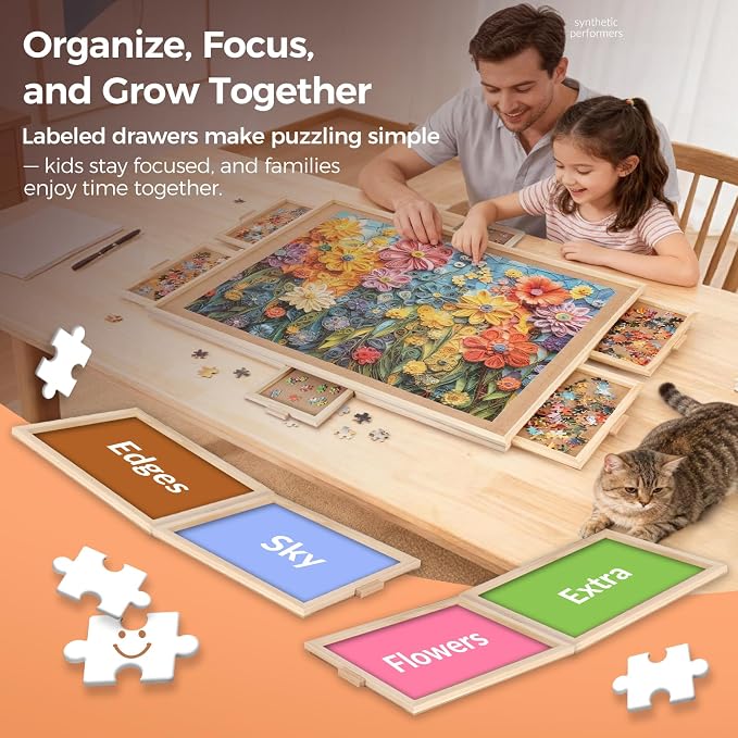 ALL4JIG 2000 Pieces Rotating Puzzle Board - Image 3