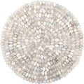 150Pcs Large Hole Beads Spacer Beads White Assorted European Craft Big Beads by BRACELETMAKINGKIT