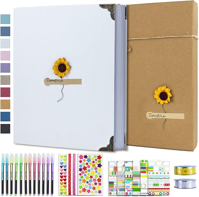 Vienrose DIY Scrapbook Photo Album Kit by Vienrose
