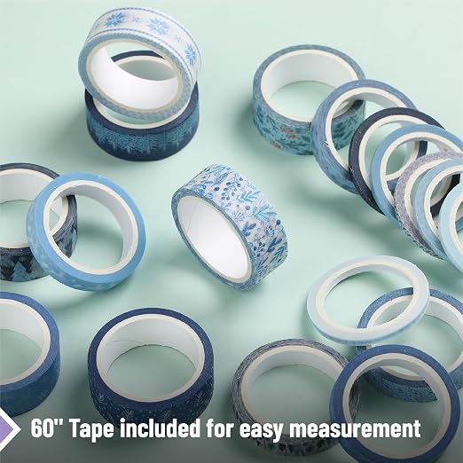 Mr. Pen- Washi Tape Set, 21 Rolls, 5 Yards/Roll | Washi Tape - Image 5