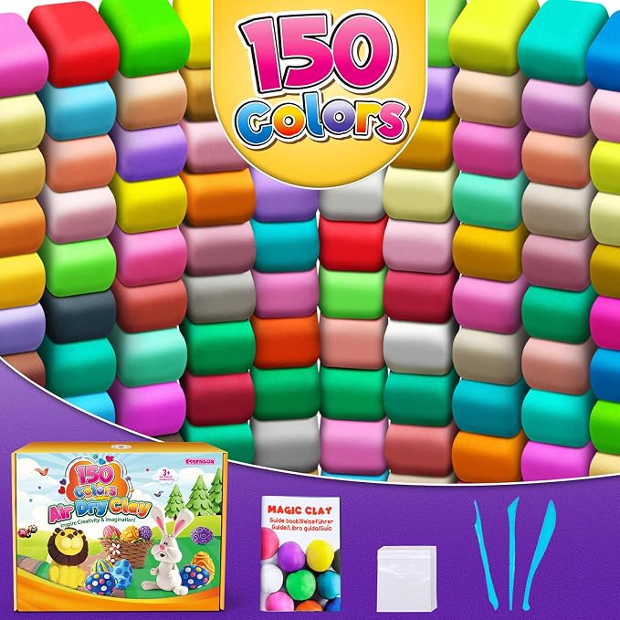 ESSENSON Air Dry Clay 150 Colors, Modeling Clay - Image 2
