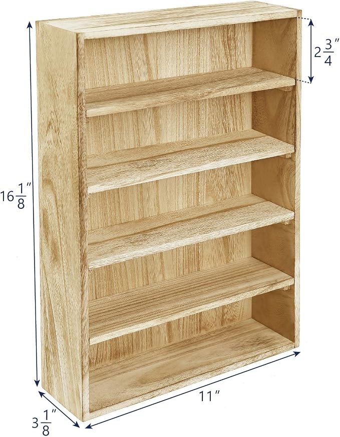Ikee Design Wooden Wall-Mounted Display Shelves Rack - Image 3