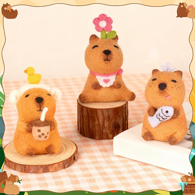 Capybara Needle Felting Kit - Image 4
