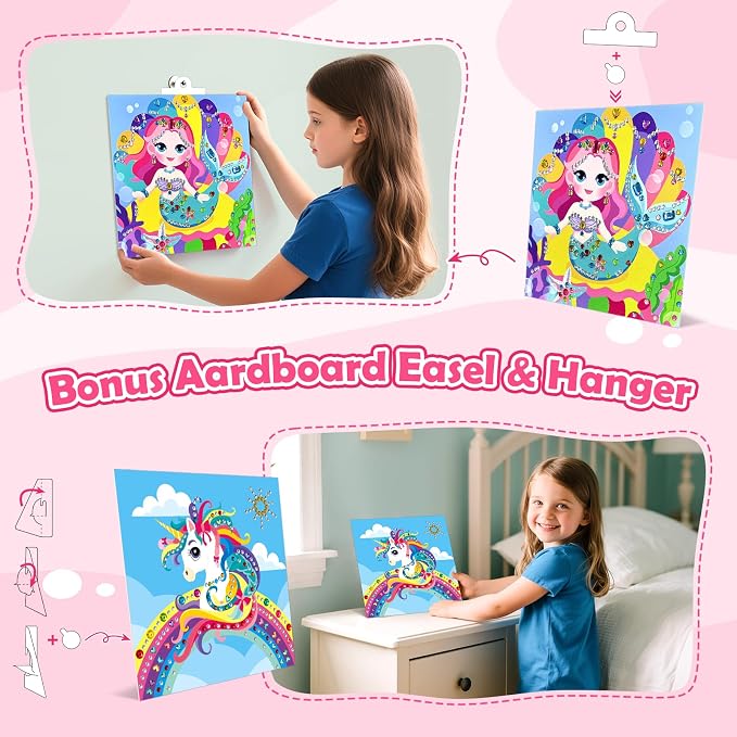 Gem Art Sticker Kit, Diamond Art Sticker Crafts - Image 4
