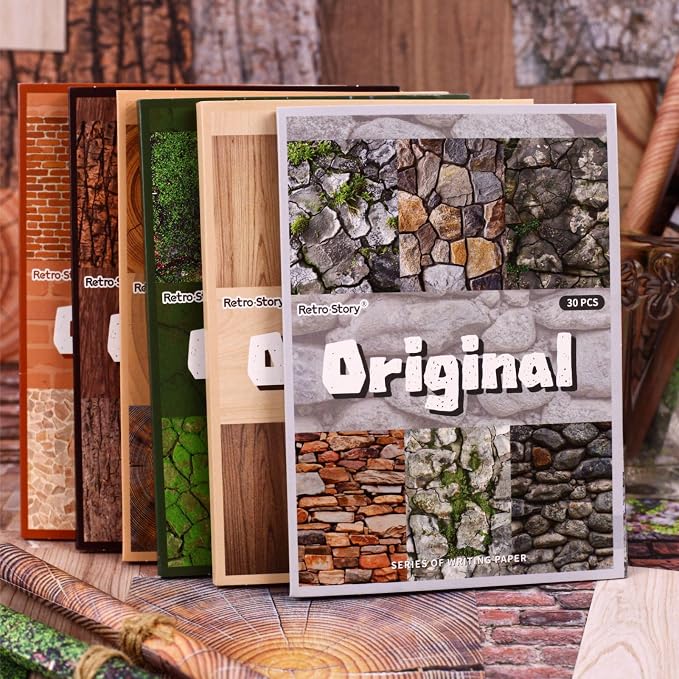 180 Sheets Aesthetic Scrapbook Paper Kit, 4x5.5 Vintage Nature Ephemera - Image 6