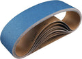 10-Piece 4 x 36 Inch 120 Grit Zirconia Sanding Belts, Heavy Duty Long-lasting Sanding Bands for Belt Sander, Rust Paint Removal, Wood Metal Grinding and Finishing