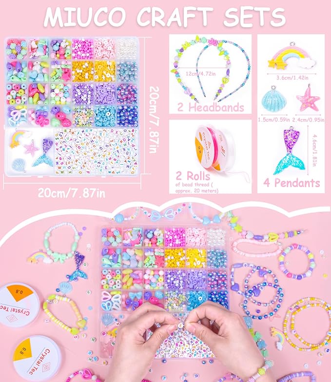 MiuCo Bracelet Making Kit for Girls - Image 2
