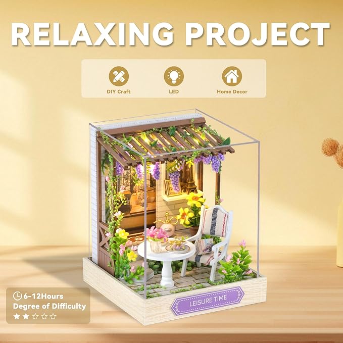 Flever Dollhouse Miniature DIY House Kit Creative Room - Image 7