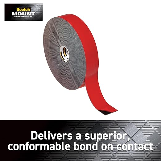 Scotch-Mount Double Sided Mounting Tape Heavy Duty, 1 Roll Adhesive Tape - Image 2