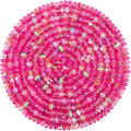 Large Hole Beads Spacer Beads Rose Red Assorted European Craft Big Beads Large by BRACELETMAKINGKIT