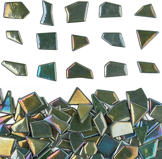 Youway Style Iridescent Glass Mosaic Tiles by YouwayStyle