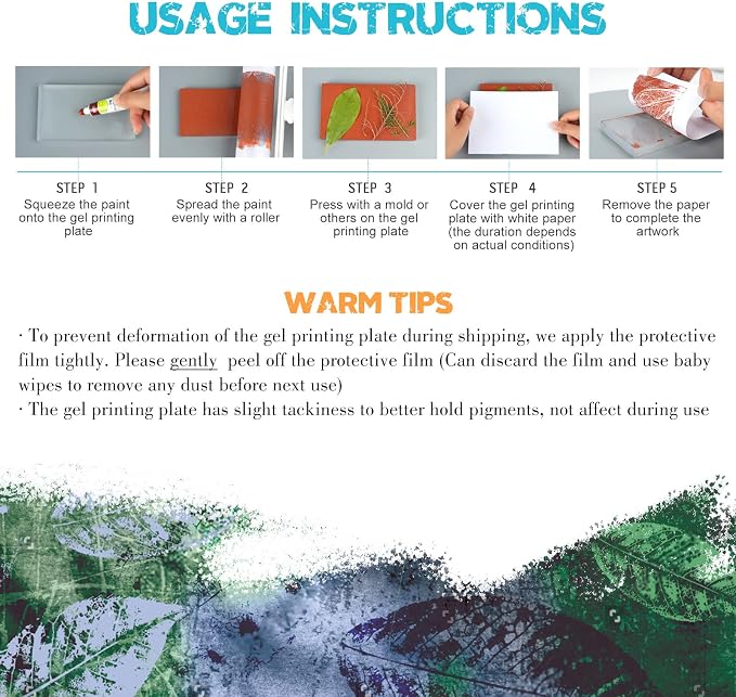 Vollence 8” X 10” Gel Printing Plate - Image 5