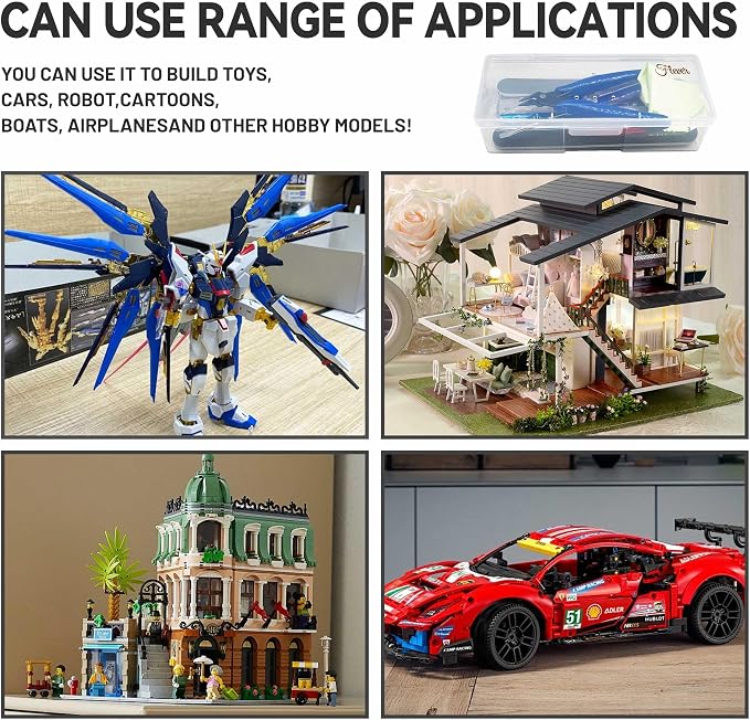 Flever 17 Pcs Gundam Model Tools Kit, Hobby Building Tools Kit, Basic Model - Image 6