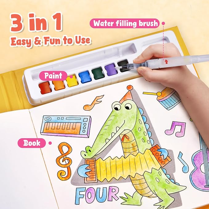 JoyCat Paint with Water Coloring Books - Image 3