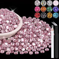 4000PCS 5mm Resin Rhinestones in Bulk, Bedazzling Flatback Crystals Rhinestones by BELLEBOOST