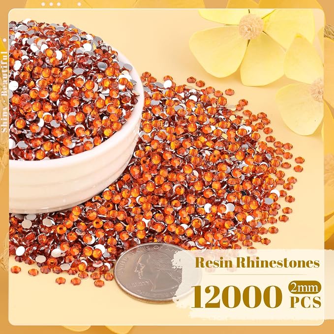 12000PCS 2mm Resin Rhinestones Bulk - Image 2