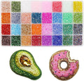 EuTengHao 19200Pcs Tube Beads Kit 3mm Glass Bugle Seed Beads by EuTengHao