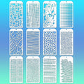 Mixed Media Art Stencils, Layering Templates by Unknown