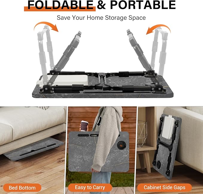 Lap Desk for Bed, Adjustable Laptop Desk - Image 7