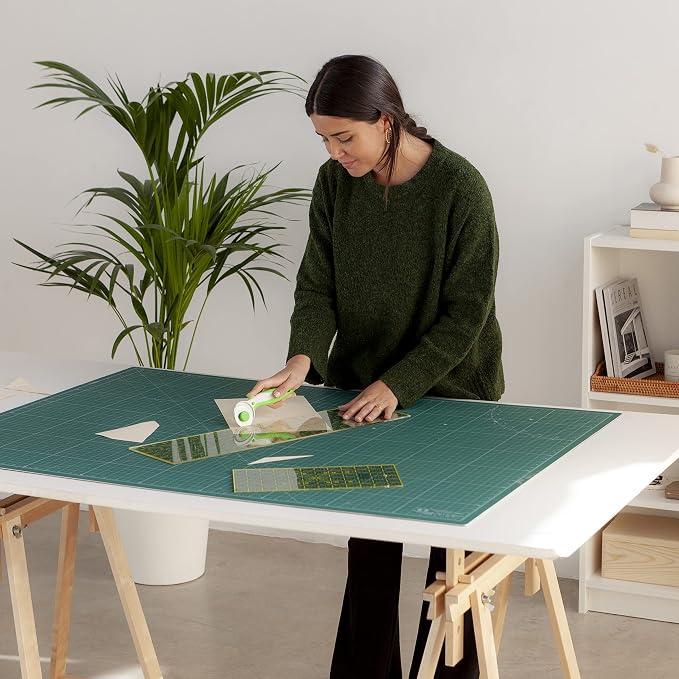 Elan Cutting Mat A0 Green, Extra Large Self Healing Cutting Mat 36 x 48 Inch - Image 7
