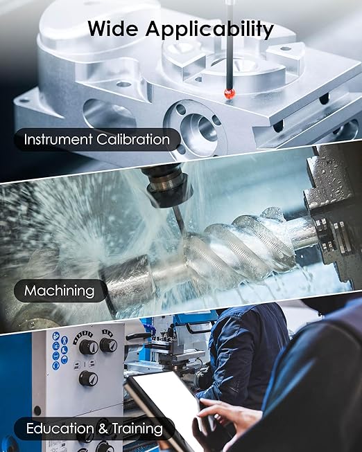 30 Specimens Surface Roughness Standards Set, Surface Finish Comparator Set with Ra0.05-12.5mm Microfinish, for Lathe Manufacturing Machinery Teaching
