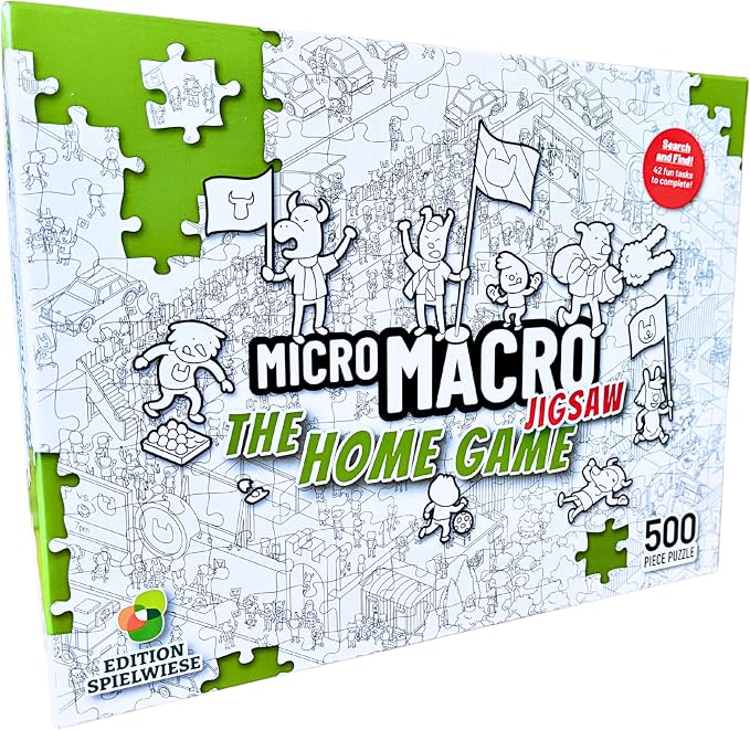 MicroMacro Jigsaw: The Home Game | 500 Piece Mystery Puzzle Game by Unknown