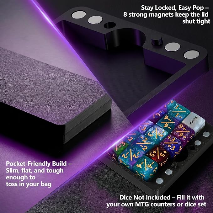 Flat Dice Box MTG Counter Storage - Image 5