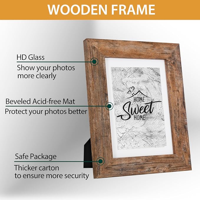 Califortree Rustic Brown 5x7 Picture Frame - Image 7