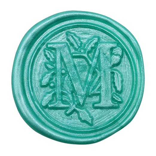 Medieval Initial Alphabet Wax Sealing Stamps, Brass Head Wooden Handle - Image 2
