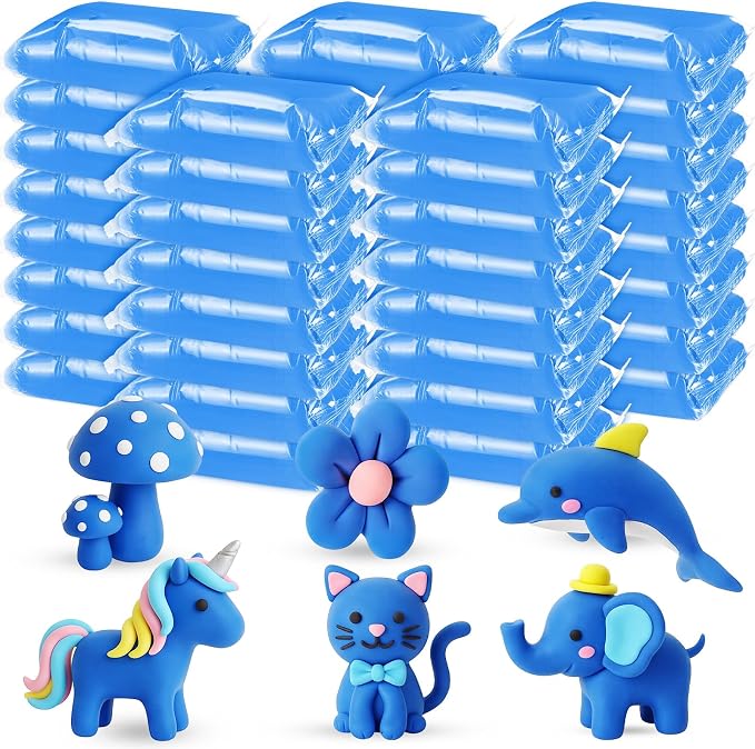 VioraWhite 40 Pcs 21oz Air Dry Clay Bulk Modeling Ultra Lightweight Foam by VioraWhite