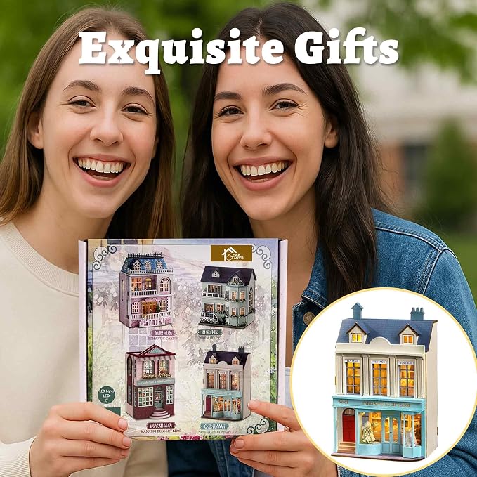 Flever Dollhouse Miniature DIY House Kit Creative Room - Image 7